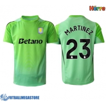 Fotballdrakt Herre Aston Villa Emiliano Martinez #23 Keeper Bortedrakt 2025-26 Kortermet